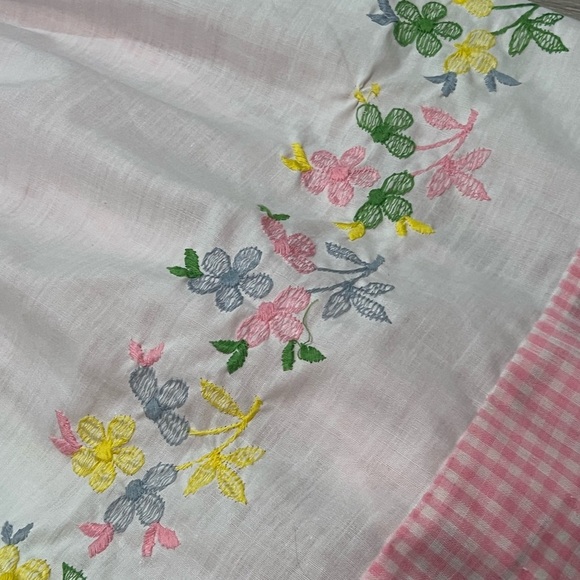 Girls vintage Embroidered Dress Easter - Picture 4 of 10